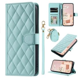 Compatible Avec Samsung Galaxy A32 4g Coque Cuir Portefeuille Etui Folio Magnetique Housse Stand Antichoc Avec Fentes De Cartes Support Fonction-Vert Menthe
