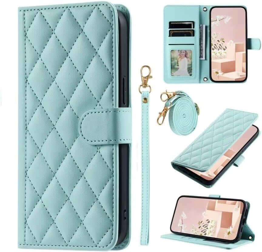 Compatible Avec Samsung Galaxy A20 Coque Cuir Portefeuille E...
