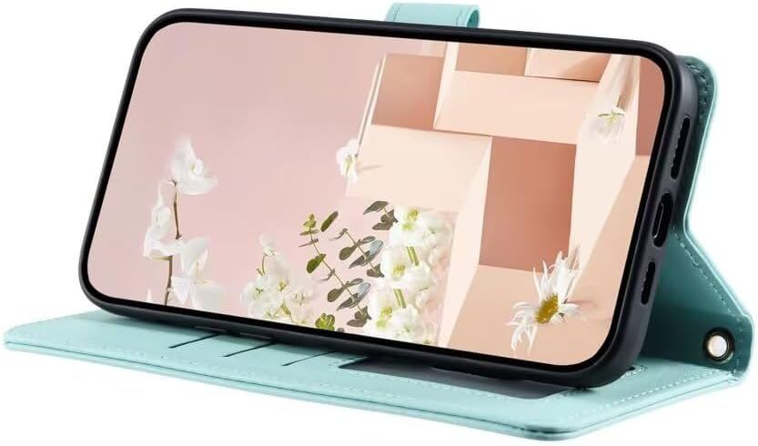 Compatible Avec Samsung Galaxy A20 Coque Cuir Portefeuille E... - 5
