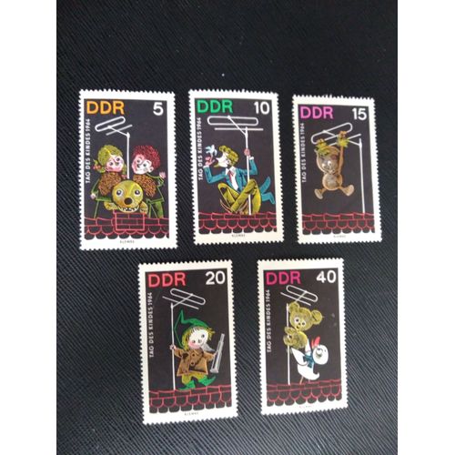 Timbre Allemagne / Rda Yt 728 A 732 Séries: Journée Des Enfants 1964 ( 070406 )