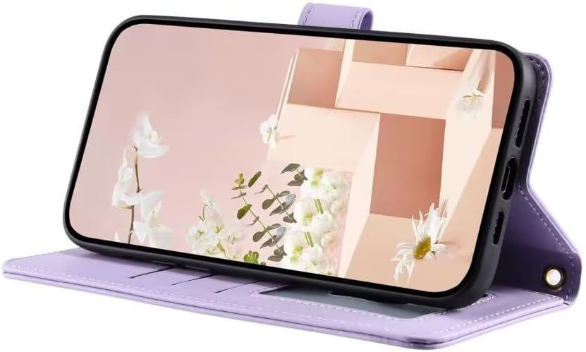 Compatible Avec Samsung Galaxy A20e Coque Cuir Portefeuille ... - 5