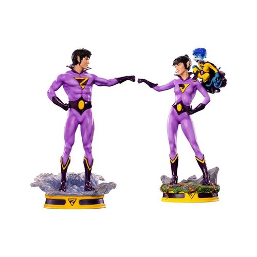 Dc Comics - Statuettes 1/10 Art Scale Wonder Twins 20 - 21 Cm