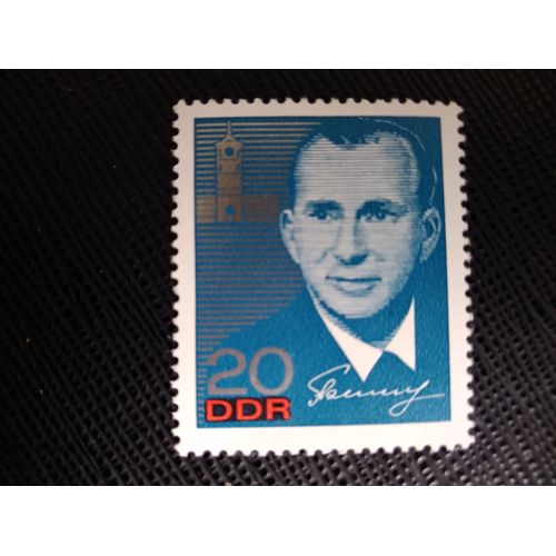 Timbre Allemagne / Rda Yt 839 Visite Des Cosmonautes Soviétiques En Allemagne De L'est 1965 ( 080406 )