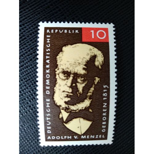 Timbre Allemagne / Rda Yt 789 Adolf De Menzel (1815-1905) 1965 ( 080406 )
