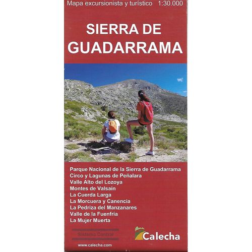 Carte De Randonnee Au 1:30 000 - Sierra De Guadarrama