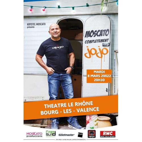 Affiche Du Spectacle Vincent Moscato Completement Jojo Pf