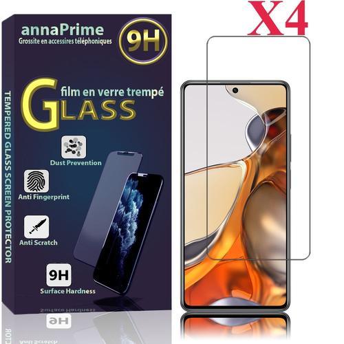 Lot / Pack De 4 Films Verre Trempé Pour Xiaomi 11t/ 11t Pro 6.67" Protection D'écran