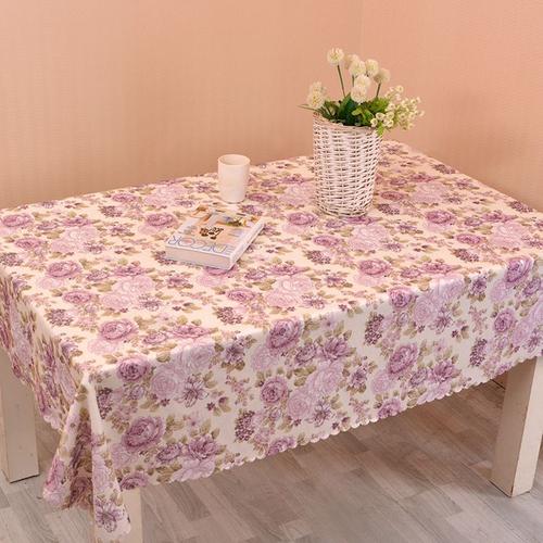 Nappe Chemin De Table Nappe Rectangulaire Set De Table Nappe De Table Imprimée Rose De Luxe, Imperméable, Carrée/Rectangulaire, Pour Restaurant, Café, Décoration De Fête