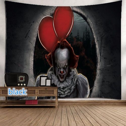 Deco Mural Decoration Chambre Femme Decoration Mural Tapisserie Imprimée 3d Psychédélique De La Série Clown, Décoration De Fond Mural Pour Salon, Arrière-Plan Décoratif Pour Chambre D'enfants