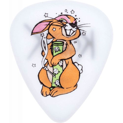 Dunlop Bl25r060 - Frank Kozik, Sachet De 36 Médiators, Bong Buddy, White 0.60 Mm