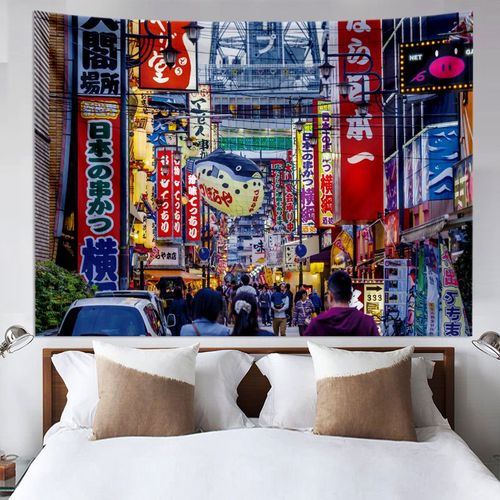 Deco Mural Decoration Chambre Femme Decoration Mural Tapisserie Murale À Imprimés De Style Japonais, Tapisserie Murale Suspendue De Style Kawaii, Décoration De Chambre, Sorcellerie