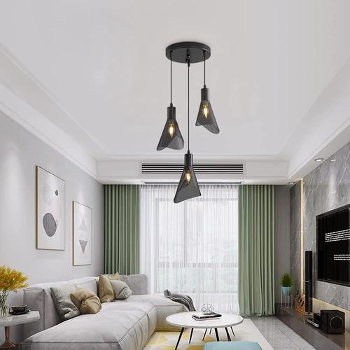 élégants spot de plafond rotatifs vintages idéal dans un salon rétro compatible LED Plafonnier Tita en métal noir & doré pur 2 ampoules E14 max 40 Watt 