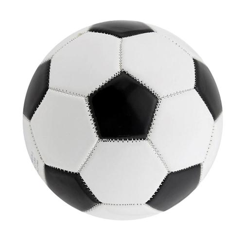 Balle de Foot Taille 4 Balle d'Entraînement de Foot Noir Blanc Classique  Football