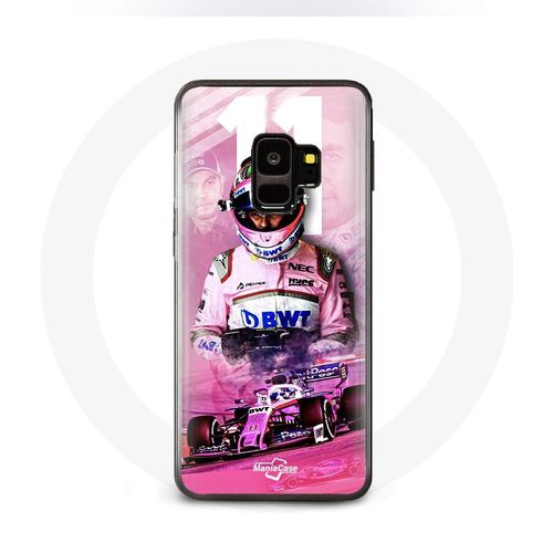 Coque Pour Samsung Galaxy S9 Plus Formule 1 Sergio Pérez Pilote De F1 Rose