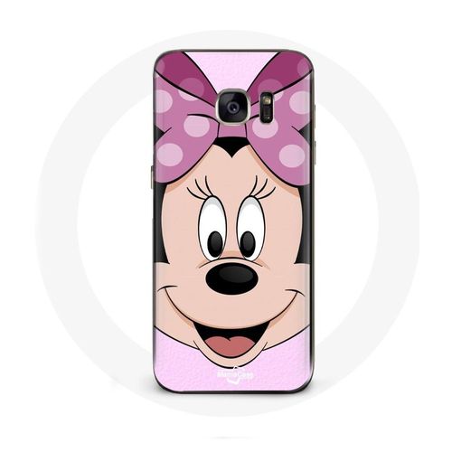 Coque Pour Samsung Galaxy S6 Minnie Mouse Dessin Animé Rose