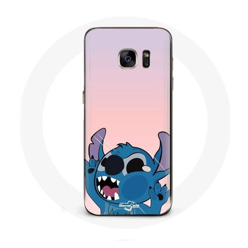 Coque Pour Samsung Galaxy S6 Stitch Le Nez En L'air Fond Rose