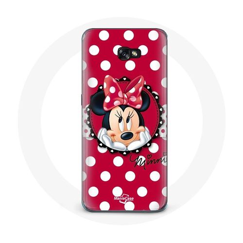 Coque Pour Samsung Galaxy A5 2017 Minnie Mouse Dessin Animé Rouge