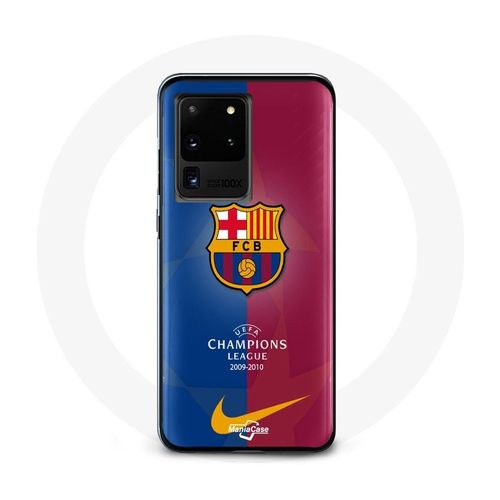 Coque Pour Samsung Galaxy S20 Ultra Fc Barcelone Logo Équipe De Football