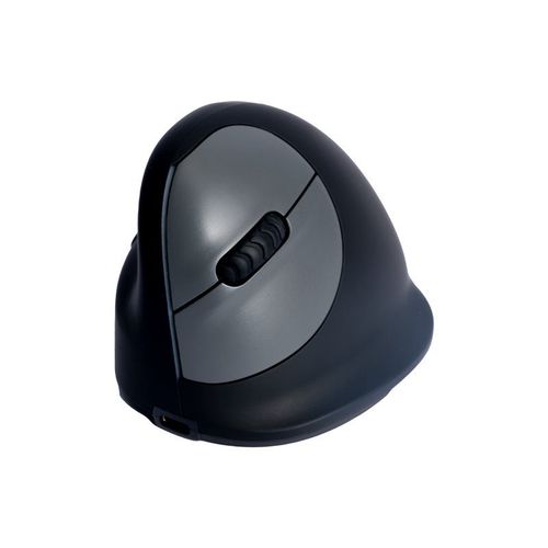 R-Go Souris ergonomique HE Break - Souris verticale - ergonomique - pour gauchers - 5 boutons - sans fil - Bluetooth 5.0 - noir
