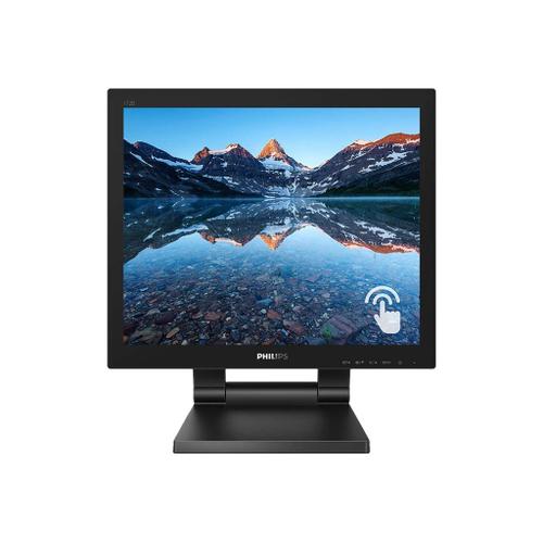 Philips B Line 172B9T - Écran LED - 17" - écran tactile - 1280 x 1024 @ 60 Hz - TN - 250 cd/m² - 1000:1 - 1 ms - HDMI, DVI, DisplayPort, VGA - haut-parleurs - texture noire