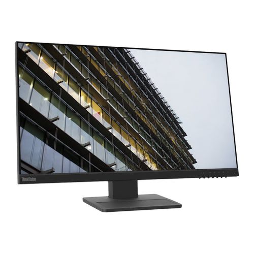 Lenovo ThinkVision E24-28 - Écran LED - 24" (23.8" visualisable) - 1920 x 1080 Full HD (1080p) @ 60 Hz - IPS - 250 cd/m² - 1000:1 - 4 ms - HDMI, VGA, DisplayPort - haut-parleurs - noir corbeau -...