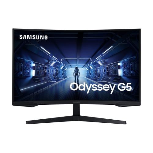 Samsung Odyssey G5 S27CG510EU - G51C Series - écran LED - 27" - 2560 x 1440 QHD @ 165 Hz - VA - 300 cd/m² - 3000:1 - HDR10 - 1 ms - 2xHDMI, DisplayPort - noir