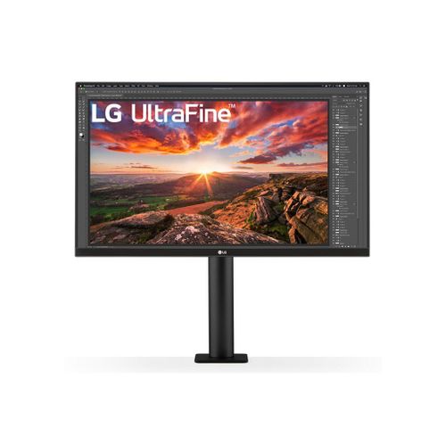 LG UltraFine Ergo 27UN880P-B - UN880P Series - écran LED - 27" - 3840 x 2160 4K @ 60 Hz - IPS - 350 cd/m² - DisplayHDR 400 - 5 ms - 2xHDMI, DisplayPort, USB-C - haut-parleurs