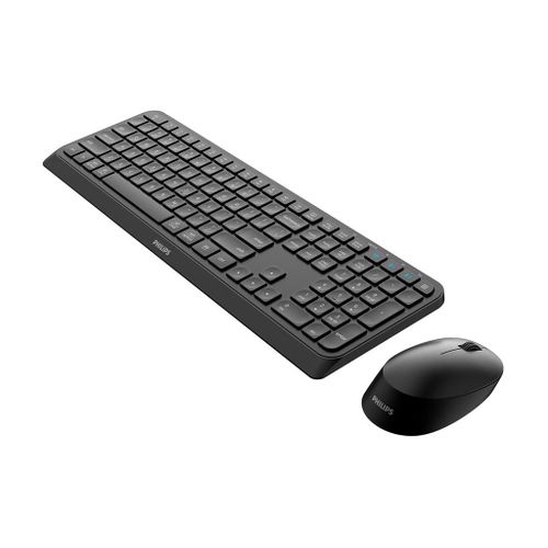 Philips 4000 series SPT6407B - Ensemble clavier et souris - sans fil - 2.4 GHz, Bluetooth 3.0, Bluetooth 5.0
