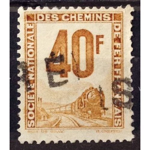 Colis Postaux - Petits Colis - 40f Ocre (Très Joli N° 14) Obl - France Année 1944 - Brn83 - N25772