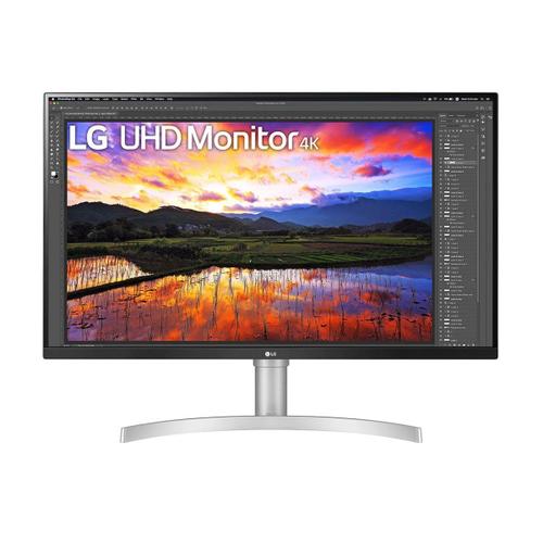 LG 32UN650P-W - Écran LED - 32" (31.5" visualisable) - 3840 x 2160 4K @ 60 Hz - IPS - 350 cd/m² - 1000:1 - HDR10 - 5 ms - 2xHDMI, DisplayPort - haut-parleurs