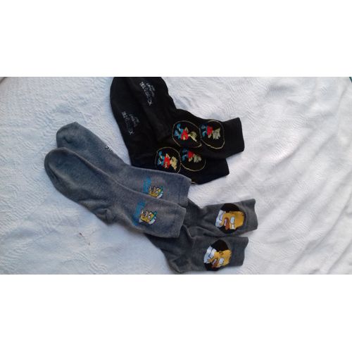 Lot De 3 Paires De Chaussettes Simpsons Taille 36