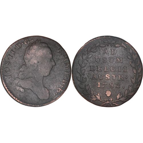 Pays-Bas Autrichiens - Belgique - 1782 - 2 Liards - Joseph Ii - 02-212