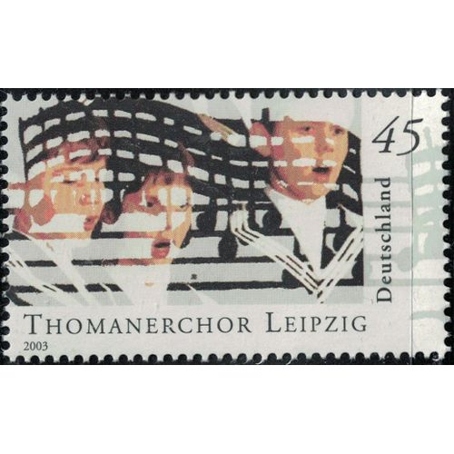Allemagne 2003 Used Thomanerchor Leipzig Choeur De L'église Saint Thomas De Leipzig Y&t De 2231a Su