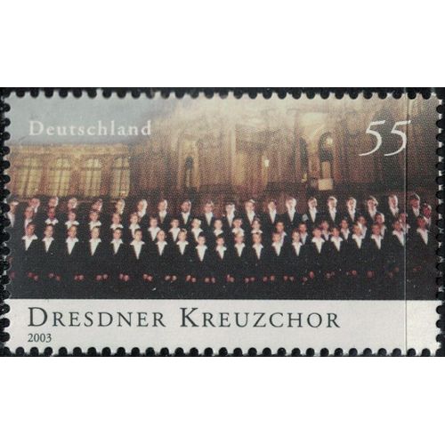 Allemagne 2003 Used Ch?Ur De Dresde Kreuz Dresdner Kreuzchor Y&t De 2148 Su