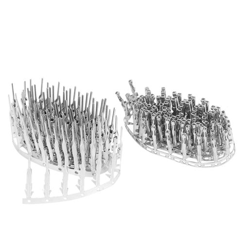 200PCS 2.54mm Pitch Male&Female Pin Connector Jumper Wire Cable Male&Female Pin Crimp Terminal Conn