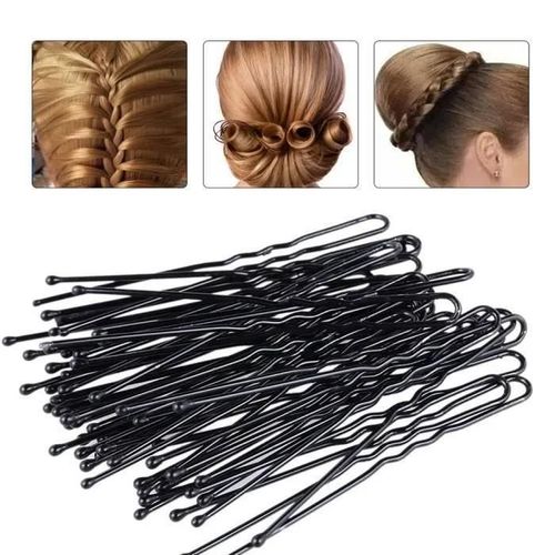 200pcs Pinces  Cheveux Bobby Pins U Forme Des pingles  Cheveux Noirs Pinces  Cheveux Pour Femmes