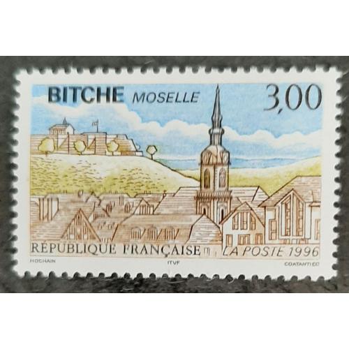 Timbre N° 3018 - Bitche - Moselle - 1996