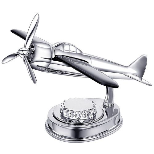 Avion D'Aromathérapie À Énergie Solaire Créative, Ornement De Maison, En Alliage De Zinc Rotatif, Décoration D'Avion, Cadeau Pour Enfant, Nouvel Arrivage