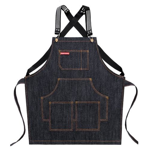 Tablier De Cowboy Pour Enfants, Mode Coréenne, Hommes Et Femmes, Travail Personnalisé, Barista, Thé Au Lait, Peinture De Salon De Coiffure