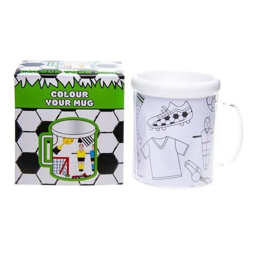 Mug Double Paroi Avec Papier Tasse À Colorier Football