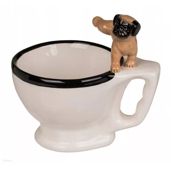 Tasse Mug Original De Cuvette De Toilettes Avec Chien Qui Fait Pipi