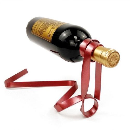 Porte-Bouteille Magique En Forme De Ruban Rouge