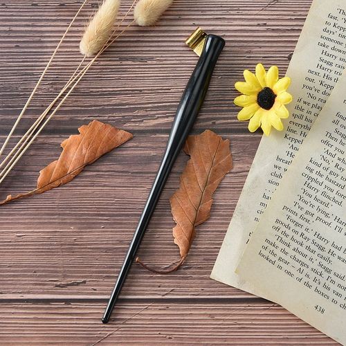Porte-Stylo De Calligraphie, Ancien, 165 Mm/6.5 "", Support Oblique Pour Stylo De Calligraphie En Cuivre Anglais