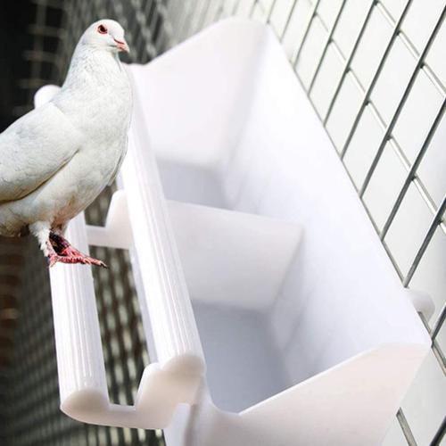 Mangeoire Pour Oiseau - À Oiseaux Cage Senteen 4 Pièces Abreuvoir Bol  Plastique Interieur