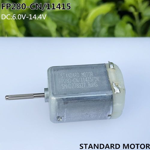 Moteur à balais de carbone à arbre Long, Standard FP-280, cc 6V-14.4V 9V 12V 5900 tr/min, pour accessoires de balayeuse, jouet électrique modèle 280