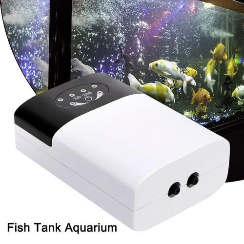 Pompe À Oxygène Pour Aquarium, Chargement Usb, Compresseur Portable À Très Faible Bruit, Réservoir De Poisson À Double Usage