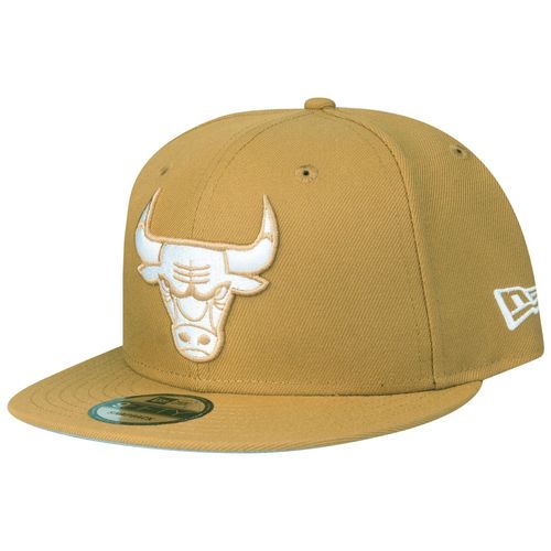 New Era 9fifty Snapback Cap - Chicago Bulls Panama Tan Blanc