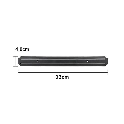 Bloc De Rangement De Couteaux De Cuisine Pour Couteau En Métal 33-55cm Porte-Couteau Magnétique Noir Support Mural Porte-Couteau À Bande Magnétique