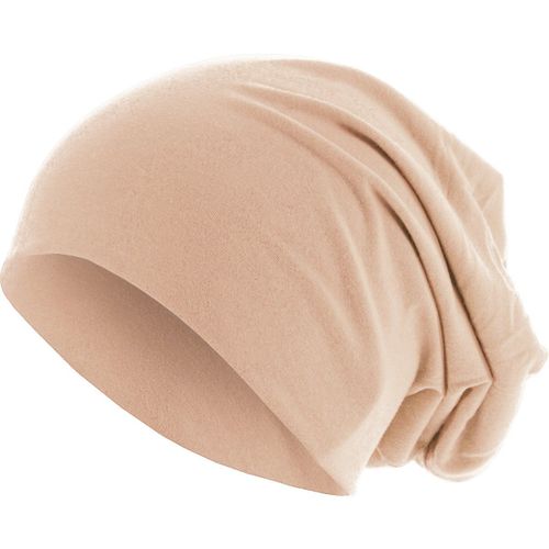 Urban Classics Pastel Jersey Beanie - Cappuccino