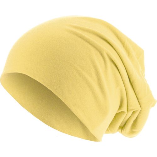 Urban Classics Pastel Jersey Beanie - Vanilla